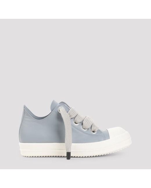 Rick Owens Gray Jumbo Laced Low Sneakers for men