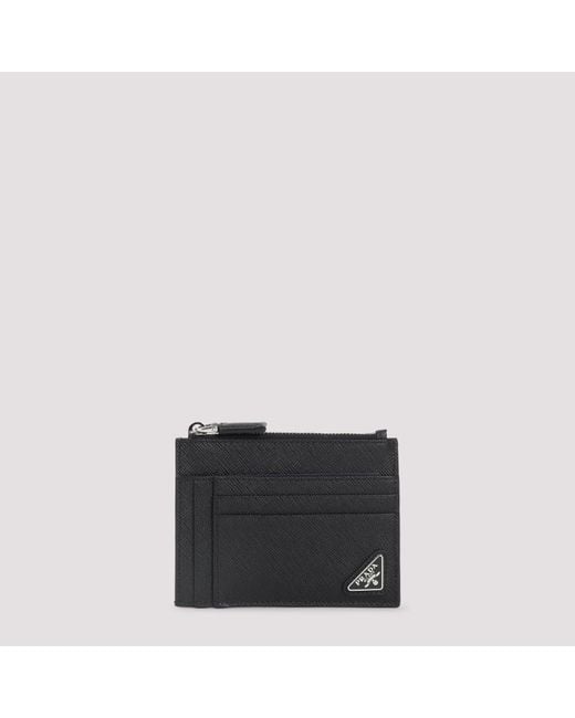 Prada Black Card Holder for men
