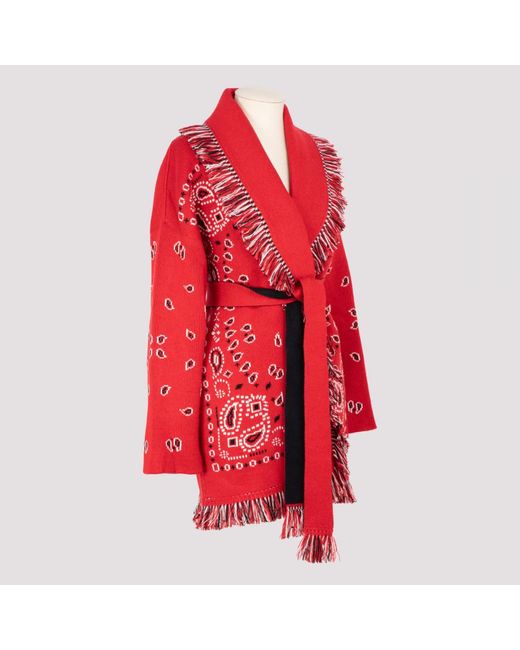 alanui bandana cardigan