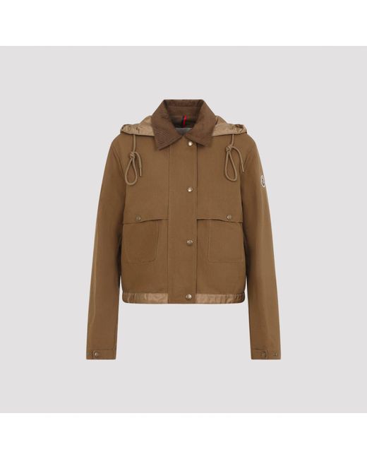 Moncler Down Jackets Brown