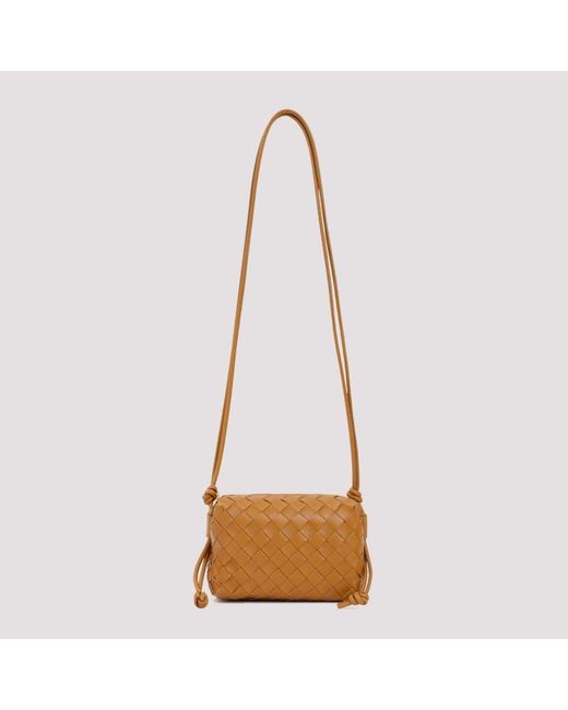 Bottega Mini Loop Camera Bag in Natural Lyst