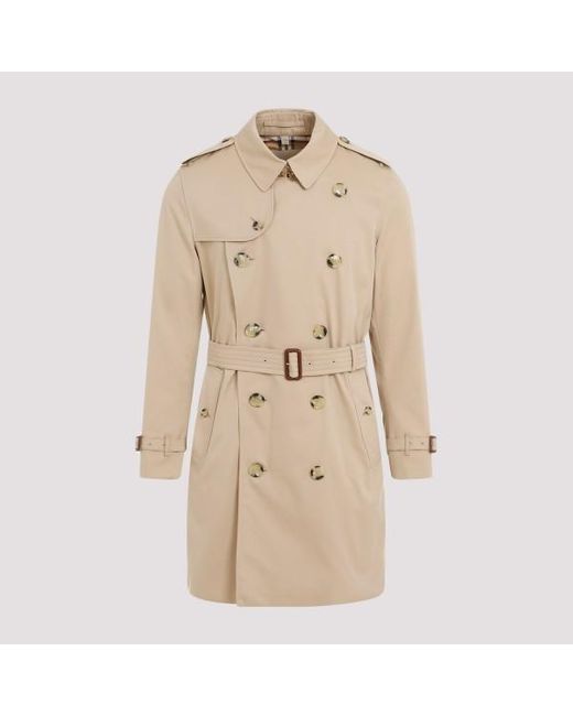 Burberry Natural Cotton Trench for men