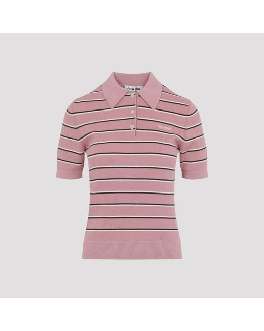 Miu Miu Pink Polo