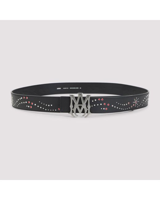 Amiri Black Belt for men