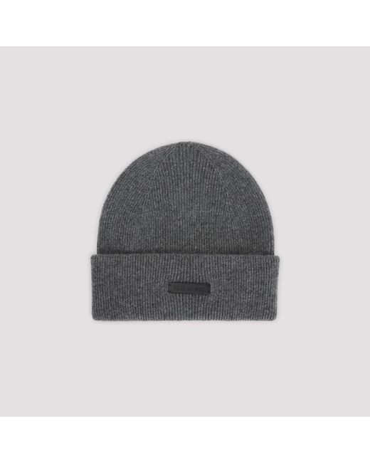 Fear Of God Gray Beanie for men
