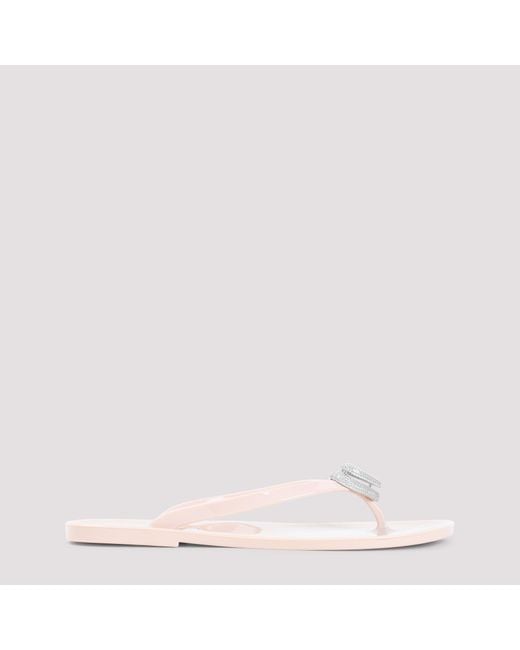 Mach & Mach Pink Double Hethestanert Mini Sandals