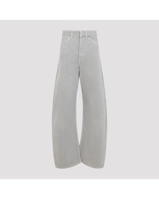 Lemaire Gray Wide Jeans