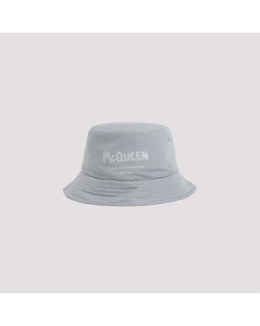 Alexander McQueen Gray Alexander Cqueen Hat for men