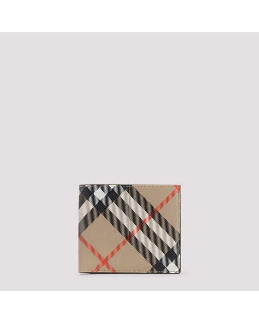 Burberry Multicolor Polyurethane Wallet W11Cm X H10Cm X D1.5Cm for men