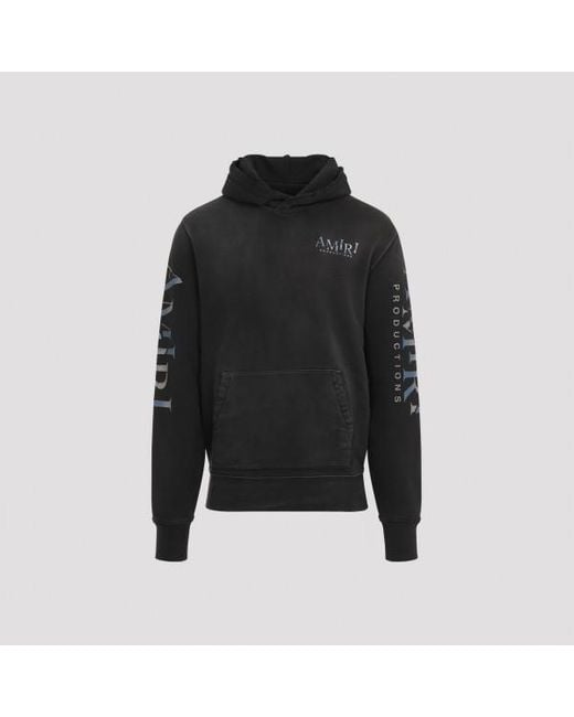 Amiri Black Theatre Masks Hoodie for men