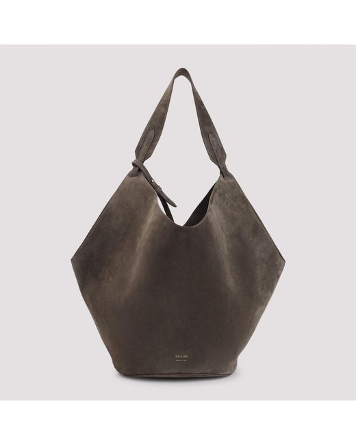 Khaite Brown Lotus Medium Tote Bag