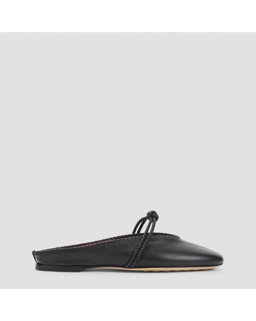 Bottega Veneta Black Rosa Mary-Jane Ballerina
