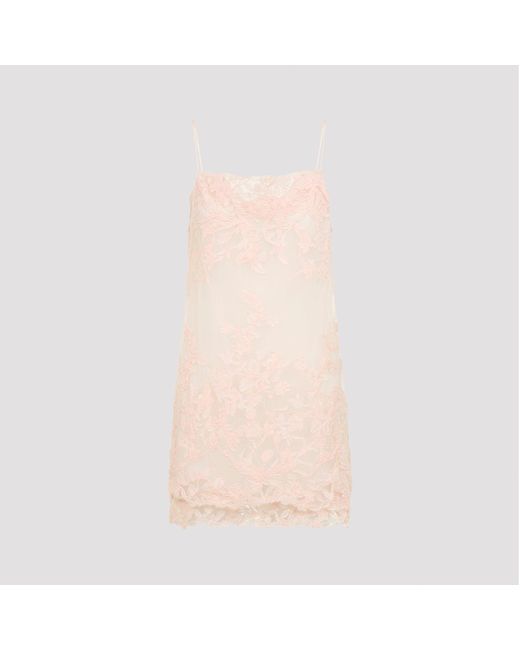 Ermanno Scervino Pink Mini Dresses