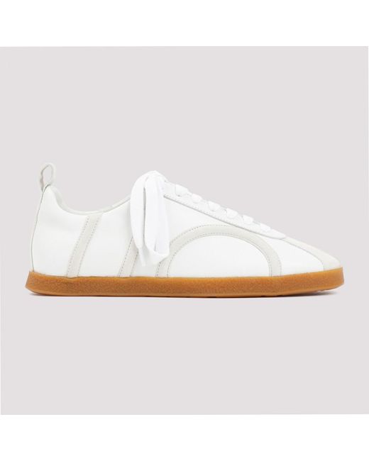 Totême Totême The Leather Sneakers in White | Lyst