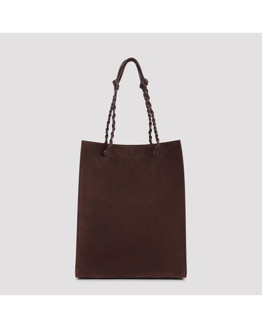 Jil Sander Brown Tangle Tote Handbag