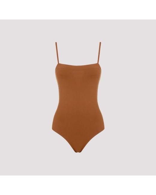 Eres Brown Aquarelle One-piece Swimsuit