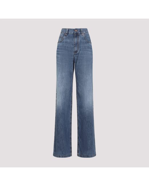 Brunello Cucinelli Blue Mid Wash Jeans