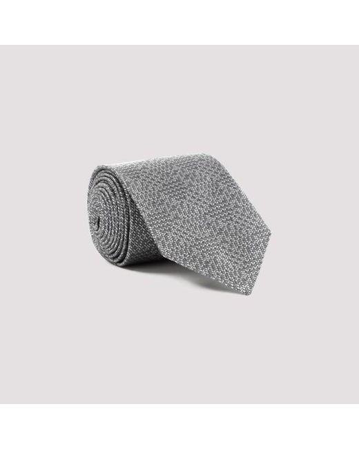 Brioni Gray Tie for men