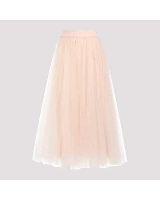 Fabiana Filippi Pink Tulle Skirt
