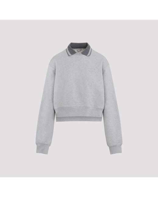 Miu Miu Gray Sweatshirt