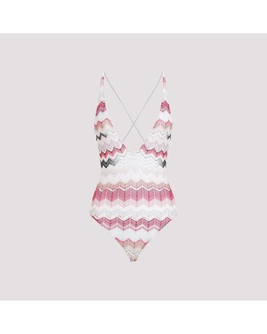 Missoni Pink One-piece Swimsuit