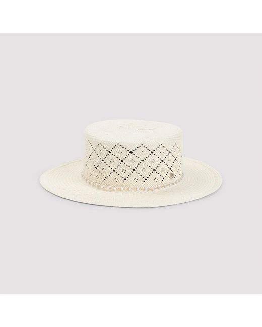 Maison Michel White Hat
