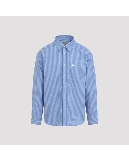 Carhartt Blue L/Keene Shirt for men