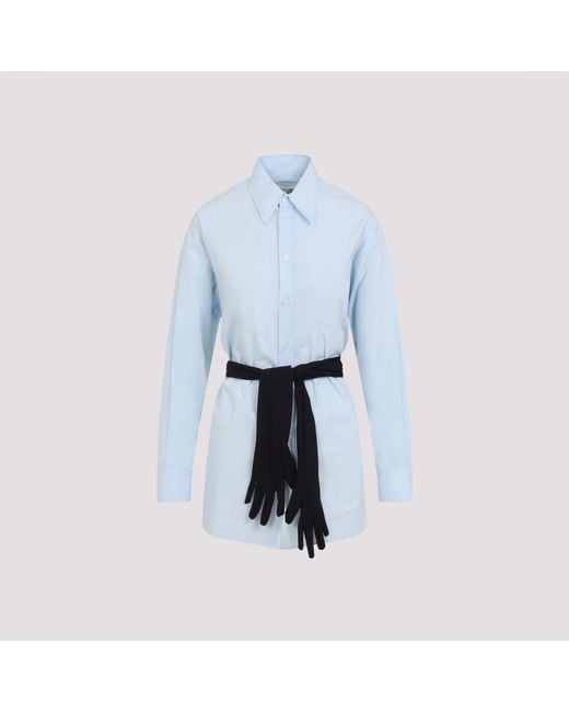 MM6 by Maison Margiela Blue Shirts