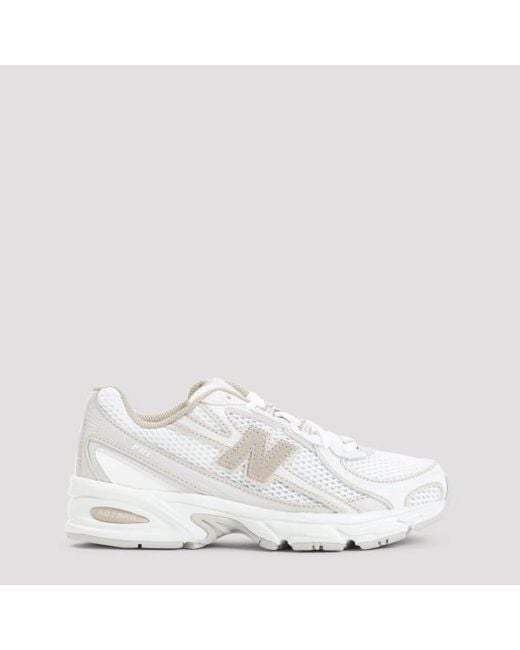 New Balance White 740 Sneakers