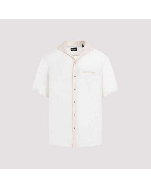 Giorgio Armani White Giorgio Arani Shirt for men