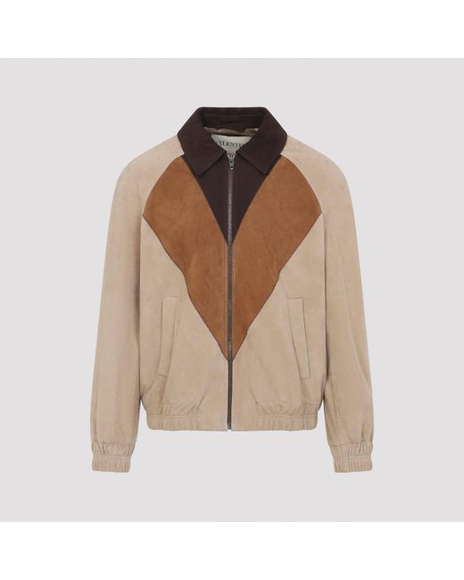 Valentino Brown Leather Jacket