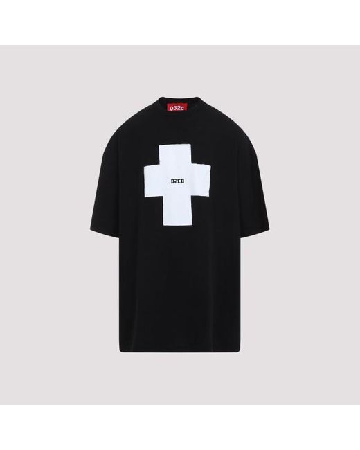 032c Black Point Zero Oversize T-Shirt for men