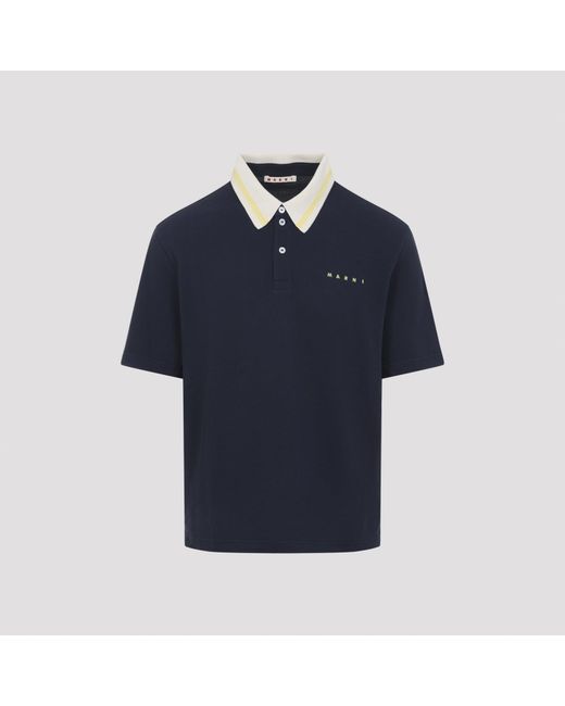 Marni Blue Polo for men