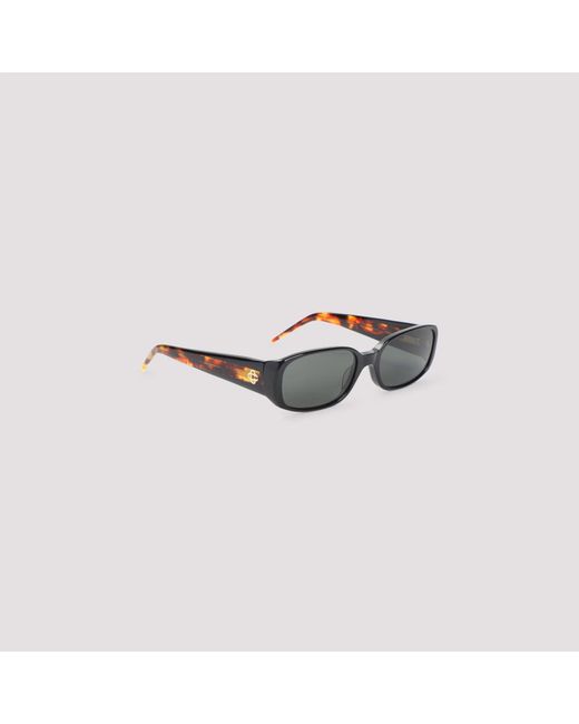 Casablanca Multicolor Oval Stripe Acetate Sunglasses for men