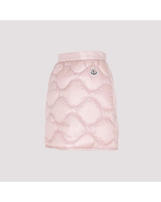 Moncler Pink Polyamide Skirt