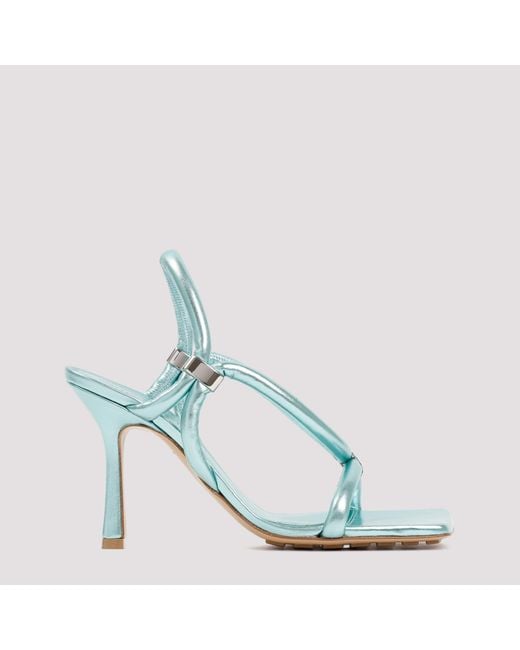 Bottega Veneta Blue Stretch Slingback Sandals