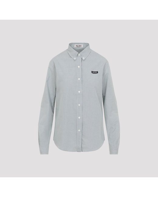 Miu Miu Blue Shirt