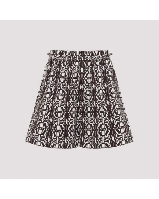 Max Mara Gray Taiga Shorts