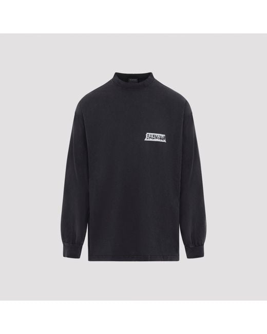 Balenciaga Blue L/Large T-Shirt for men