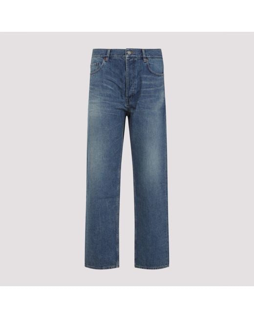 Saint Laurent Blue Mick Denim Pants for men