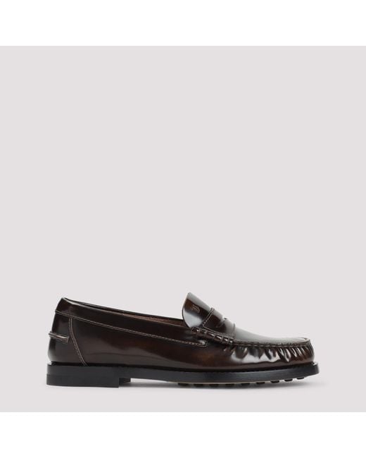 Tod's Black Loafers