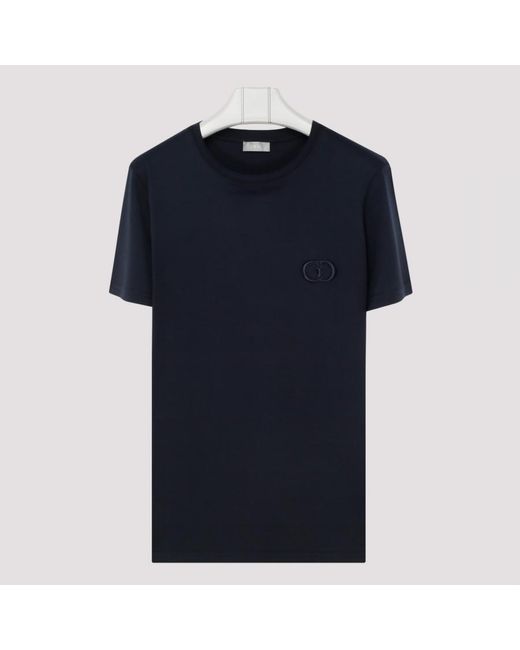 Dior Homme Blue Cd Icon Navy T-shirt for men