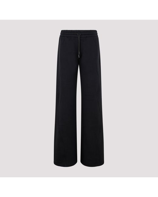 Off-White c/o Virgil Abloh Black Round Cotton Sweatpant