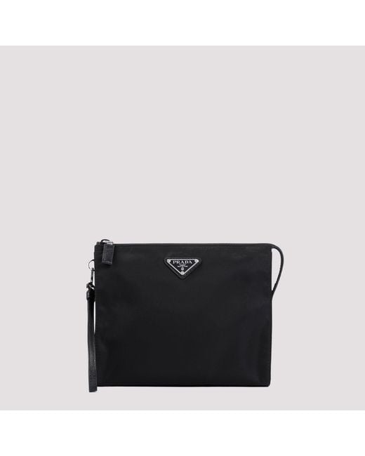 Prada Black Small Leather Goods for men