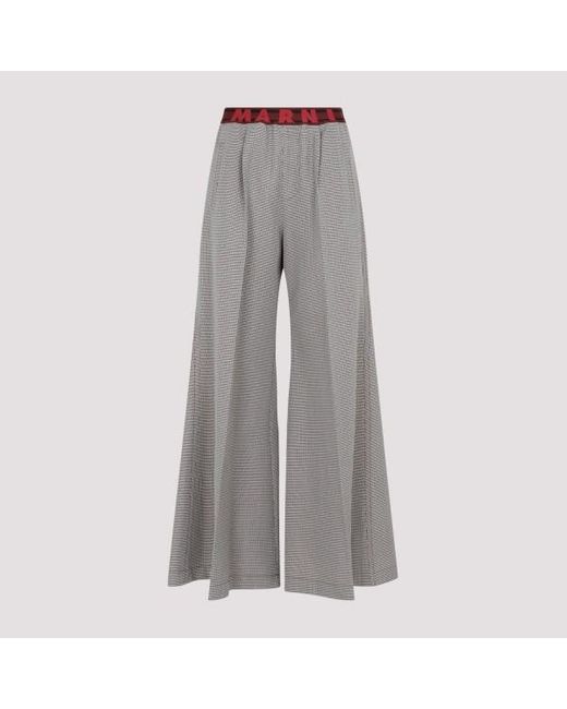 Marni Gray Wool Pants