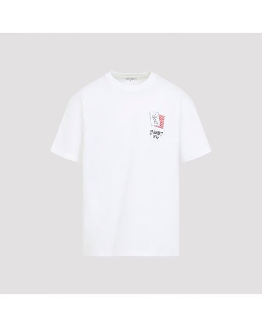 Carhartt White Playing Cards T-Shirt for men