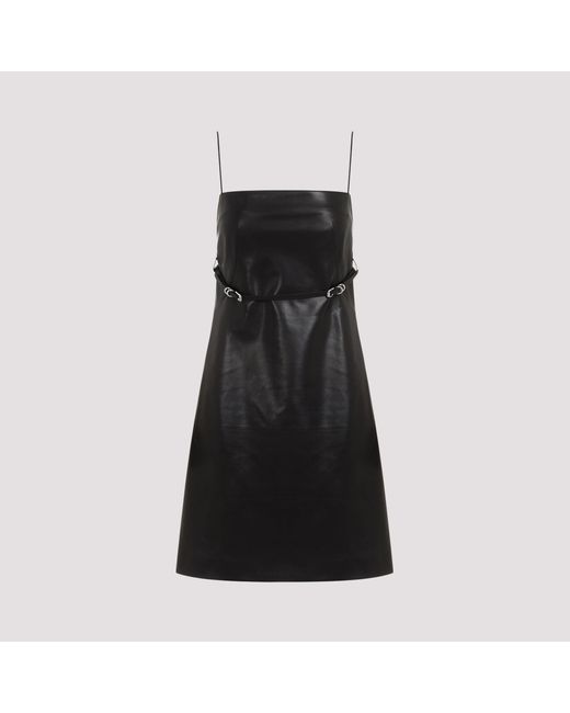 Givenchy Black Voyou Leather Mini Dress
