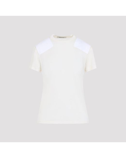 Phoebe Philo White Patch T-Shirt