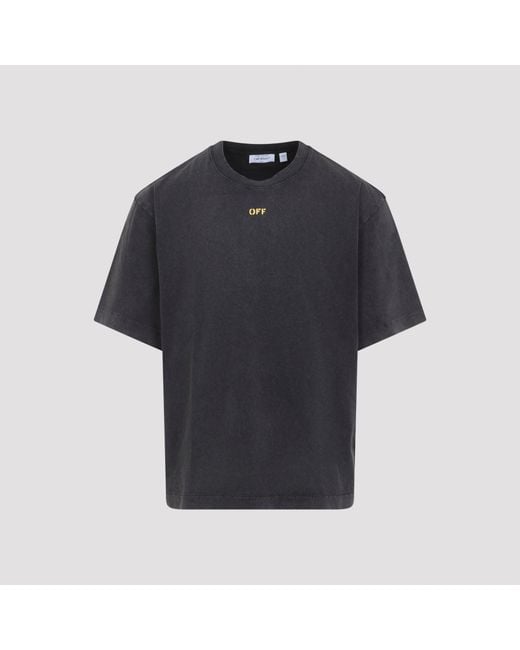 Off-White c/o Virgil Abloh Black Off Fallen Caravaggio Skate T-Shirt for men