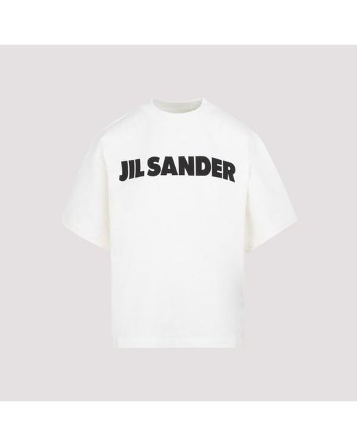 Jil Sander White Logo T-shirt